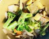 レンジ肉なし根菜ソーススゴだれあんサラダ作り方16写真