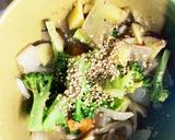 レンジ肉なし根菜ソーススゴだれあんサラダ作り方17写真