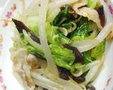 リカちゃん♡唐揚げ粉で白菜もやし野菜炒め作り方21写真