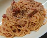 ランチに☆トマトクリームパスタ(二人分)作り方6写真