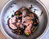 甘酢唐揚げと十六穀米のサラダごはん作り方4写真