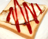 簡単☆５分で♬ケチャマヨ目玉焼きトースト作り方6写真
