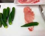 【簡単おかず】オクラの肉巻き作り方3写真