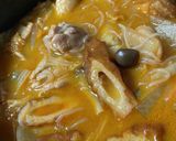 チゲ風鶏肉のキムチ鍋作り方3写真