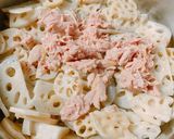 蓮根☆ツナ☆トマトパスタ作り方4写真