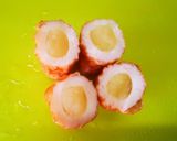 ちくわ天ぷらにじゃがいも入れちゃいました作り方3写真
