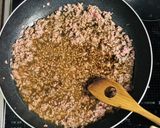 簡単!すき焼きミートローフ風落とし卵作り方2写真