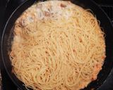 絶品☆ウイスキー風味のサーモンパスタ作り方5写真