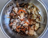 甘酢トマトの豚しゃぶと雑穀米の混ぜごはん作り方2写真