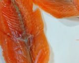 サーモンムニエルのほうれん草チーズサンド作り方1写真