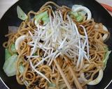 我が家のソース焼きそば作り方9写真