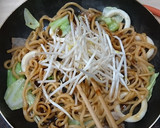 我が家のソース焼きそば作り方9写真