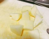 りんごとハムチーズのマヨサラダ作り方1写真