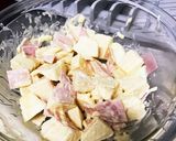 りんごとハムチーズのマヨサラダ作り方4写真