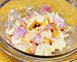 りんごとハムチーズのマヨサラダ作り方5写真