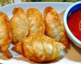 豚白菜チーズの揚げ餃子♪作り方4写真