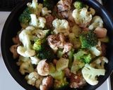 鶏とカリフラワーの塩胡椒炒め作り方6写真