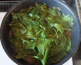 セロリ葉と蛸の炒めもの作り方5写真