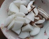 椎茸・大根のお味噌汁♪作り方1写真