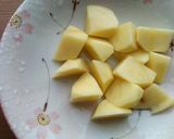 じゃが芋・豆腐のお味噌汁♪作り方1写真