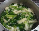 小松菜・さつま芋のお味噌汁♪作り方4写真