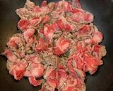 牛肉とニンニクの芽のオイスター炒め作り方1写真
