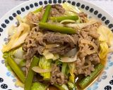 牛肉とニンニクの芽のオイスター炒め作り方5写真