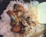さんまの蒲焼き缶で ゆず香る混ぜご飯作り方2写真