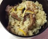 さんまの蒲焼き缶で ゆず香る混ぜご飯作り方3写真