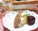 絞らない☆簡単モンブラン風スコップケーキ作り方24写真