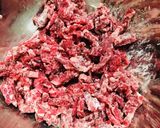 簡単　ホワイト　ビーフストロガノフ作り方1写真