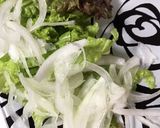 野菜と一緒に豚とろ作り方1写真