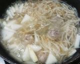 節約★ラーメン風肉団子スープ★ダイエット作り方4写真