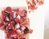 汁まで美味しい♪簡単砂肝の味噌煮込み作り方1写真