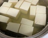 おろし大根を使った鶏そぼろのせ湯豆腐作り方4写真