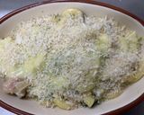 牡蠣と鶏肉とほうれん草のマカロニグラタン作り方10写真