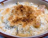牡蠣と鶏肉とほうれん草のマカロニグラタン作り方11写真