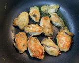 牡蠣と鶏肉とほうれん草のマカロニグラタン作り方2写真