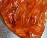 チーズを上から流し入れるチーズタッカルビ作り方1写真