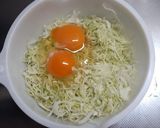 粉を使わないキャベツ多めのモダン焼き作り方1写真