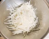 時短✨おろし大根ゆず仕立て　カルパッチョ作り方2写真