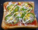 簡単！しらすピザトースト作り方1写真