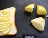 簡単！りんごトースト☆シュガーバター作り方1写真