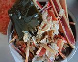 濃厚殻を焼いて作るカニ飯作り方6写真