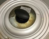 5分で茹で卵？風　ノンオイルで目玉焼き作り方3写真