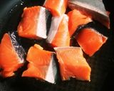 鮭としめじのワイン蒸し作り方3写真