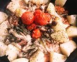 鮭としめじのワイン蒸し作り方5写真