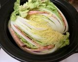野菜が甘い♪　小鍋でミニ白菜の梅ポトフ作り方2写真