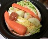 野菜が甘い♪　小鍋でミニ白菜の梅ポトフ作り方3写真