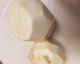 里芋の親芋で絶品☆お好み焼き風ほっこり揚作り方2写真